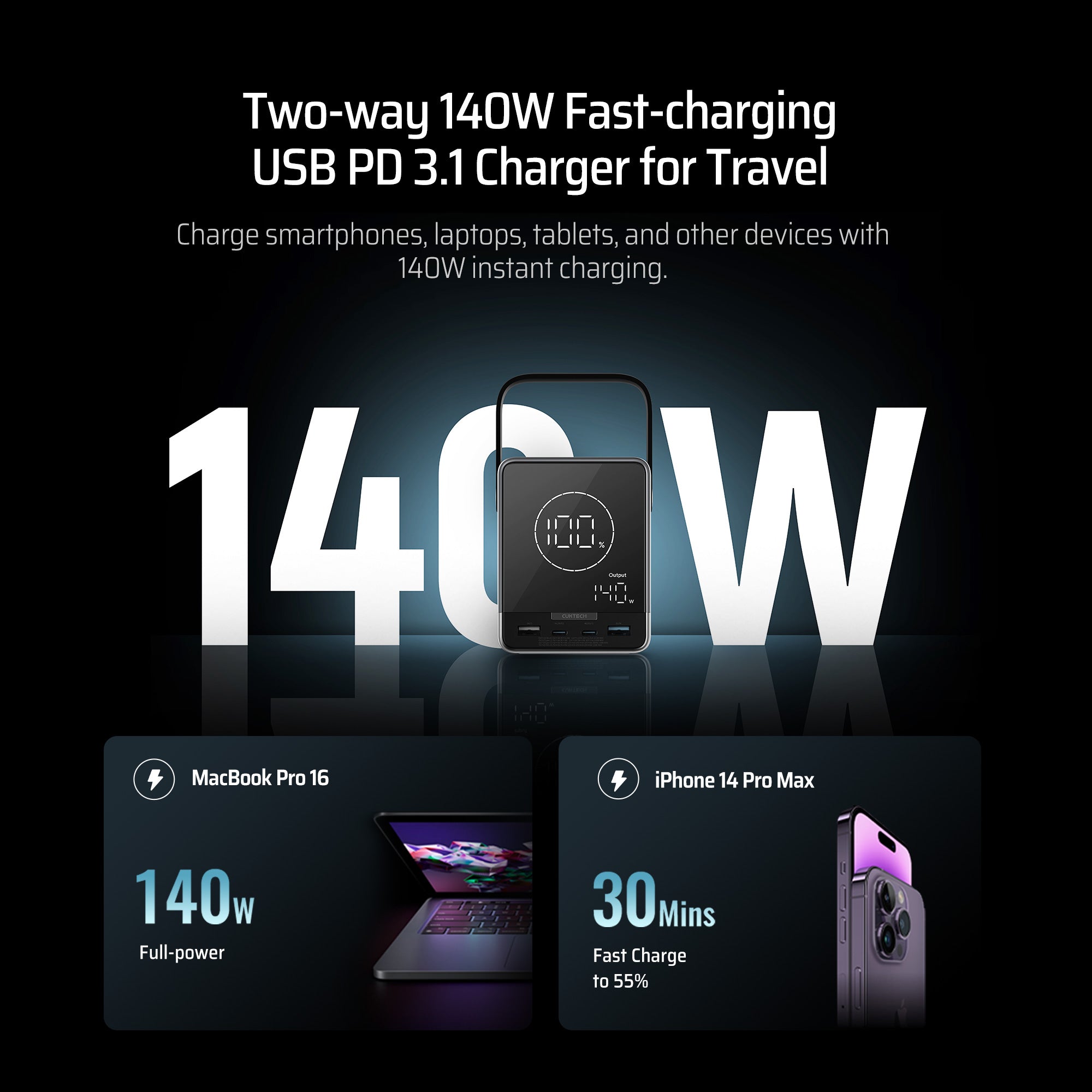 cuktech-30-powerbank-40000mah-300w-schnellladen image 6