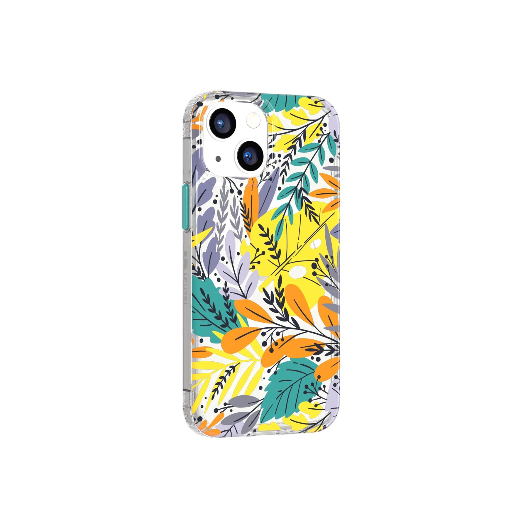 tech21-evoart-iphone-13-mini-h-lle-green-leaf-muster-magsafe image 4