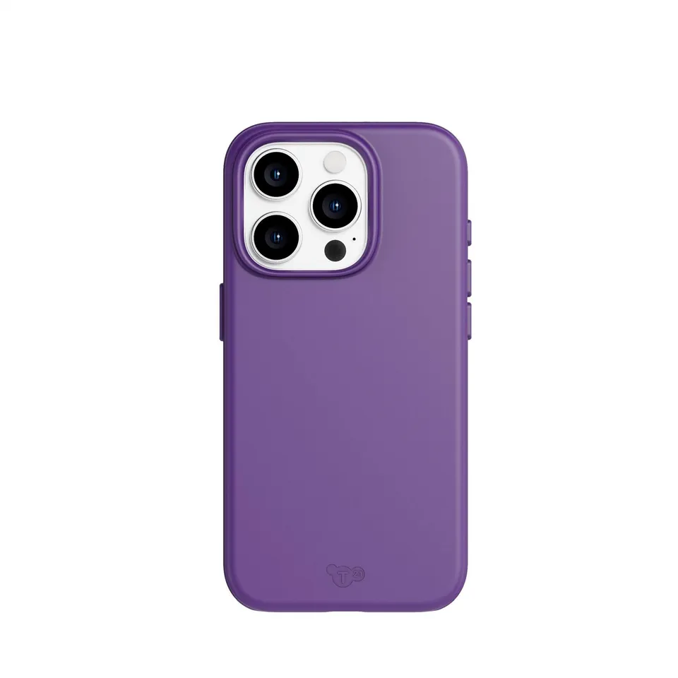 tech21-recovrd-iphone-15-pro-handyh-lle-blackberry-purple-magsafe image 1
