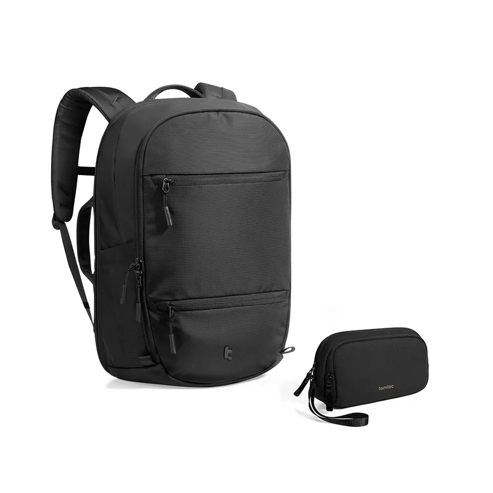 tomtoc-urban-travel-duo-laptoprucksack-set-32l-schwarz-16-zoll image 1