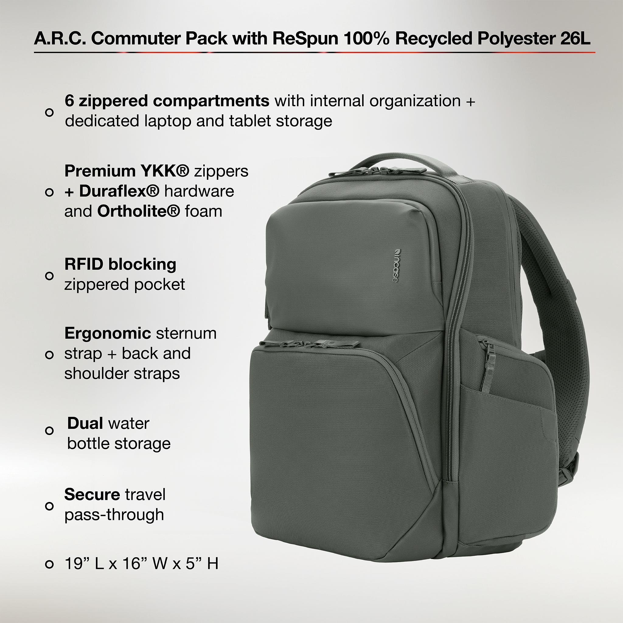 incase-a-r-c-commuter-pack-26l-rucksack-schwarz-16-zoll image 3