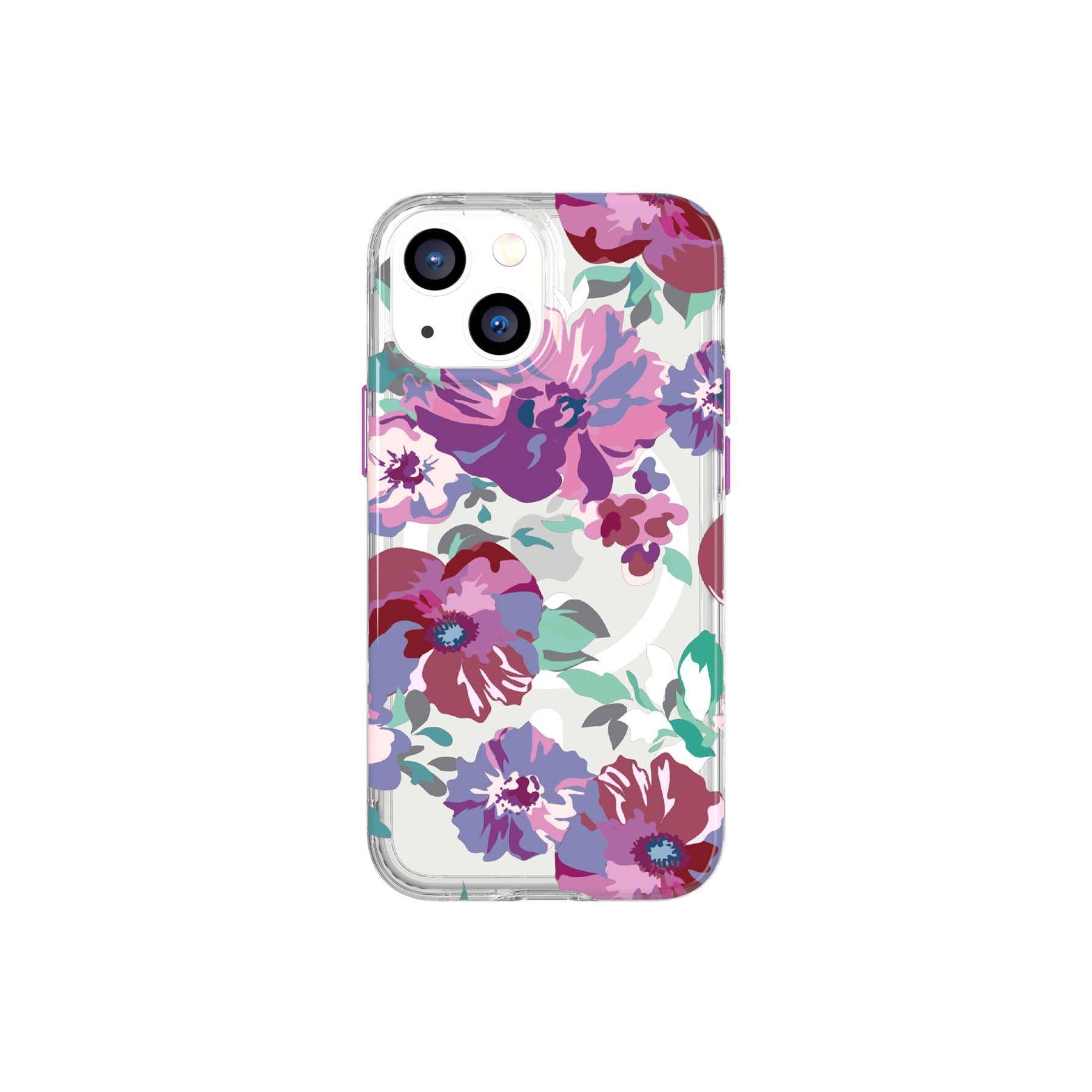 tech21-evoart-iphone-13-mini-handyh-lle-purple-anemone-magsafe image 1