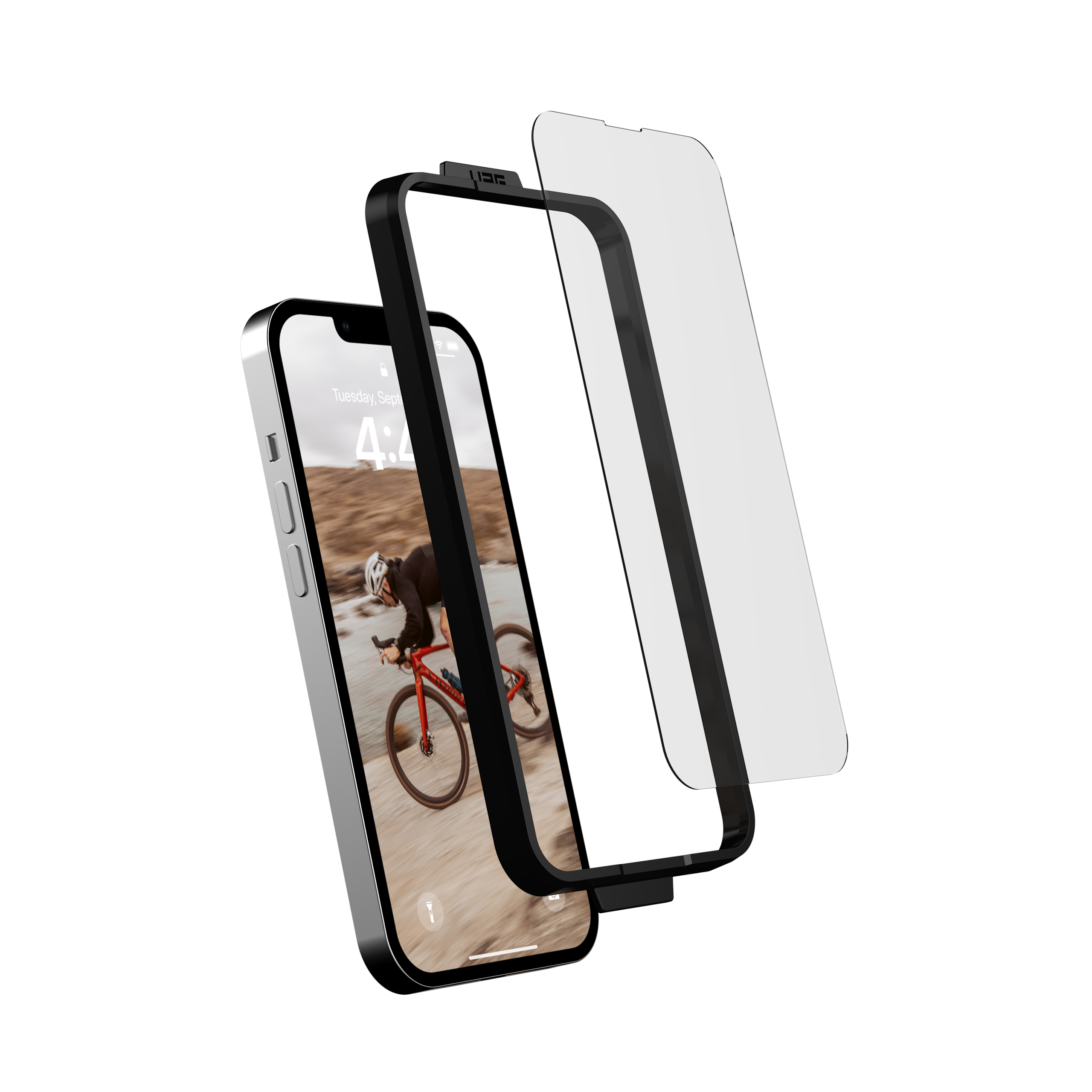 uag-standard-issue-iphone-14-panzerglas-0-33mm-klar image 2
