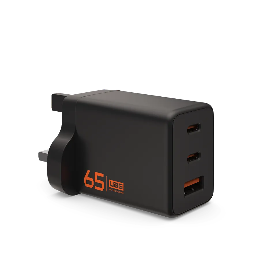 uag-srge-65w-wandladeger-t-3-port-gan-usb-c-schnellladen image 1