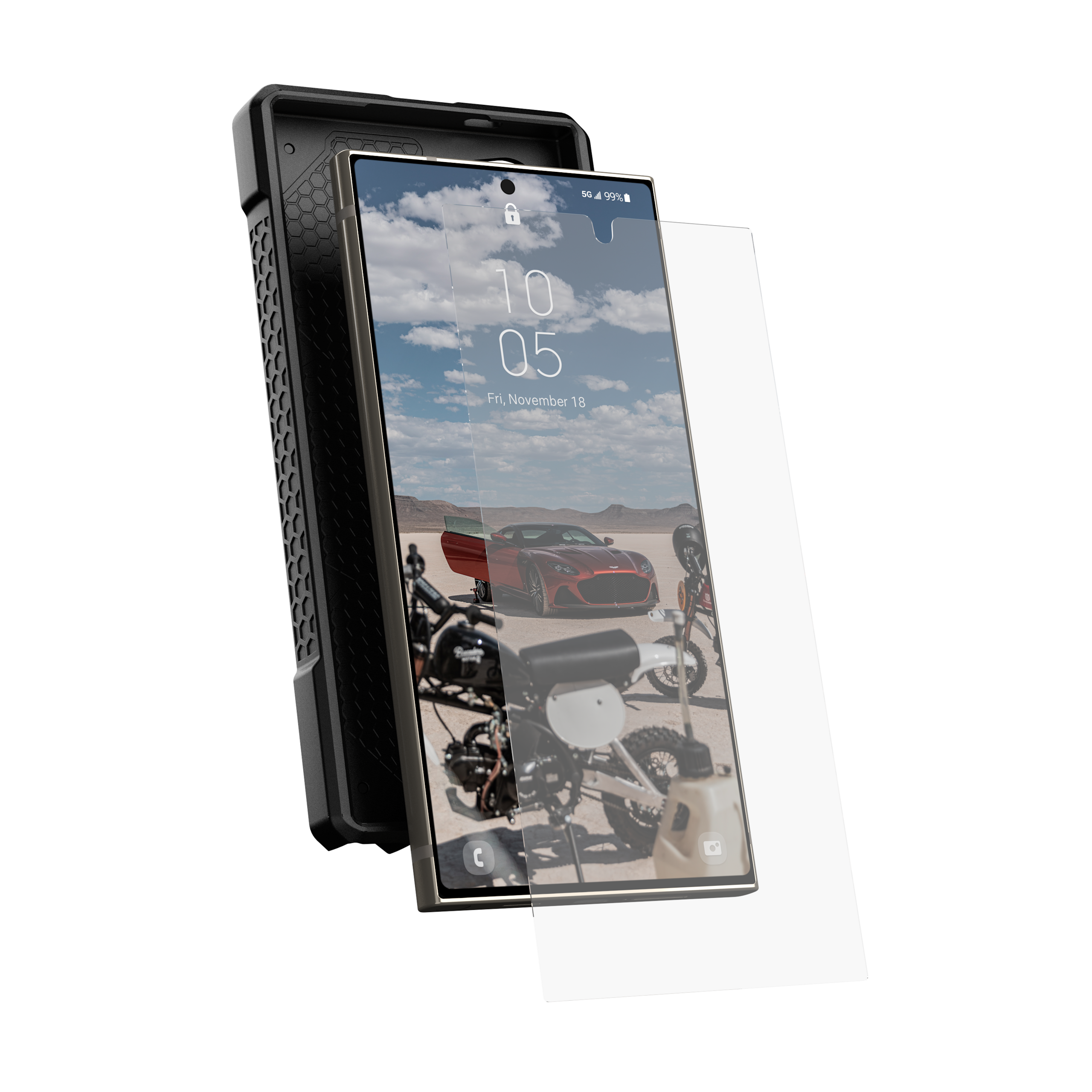 uag-standard-issue-flex-shield-plus-s24-ultra-schutzfolie image 4