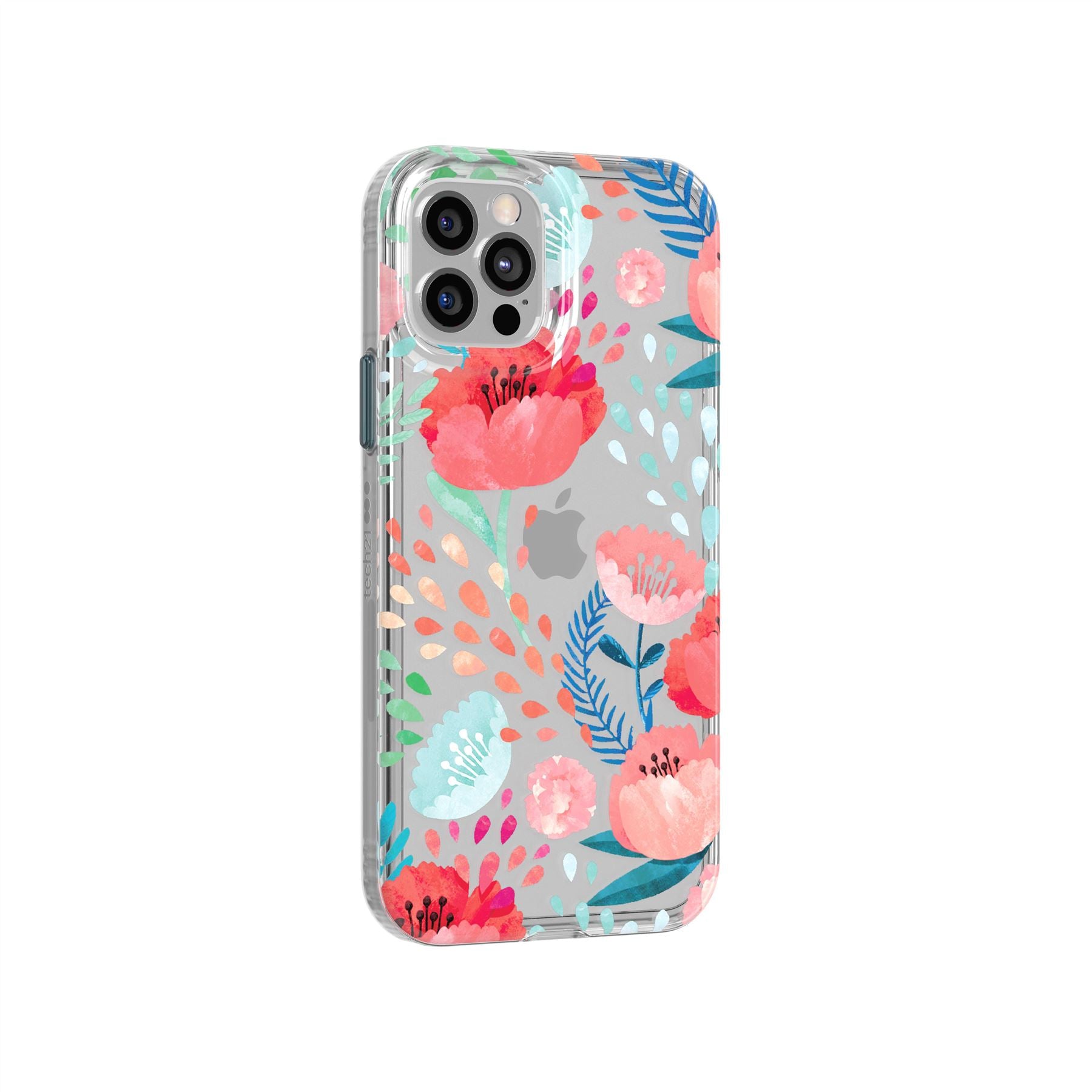 tech21-evoart-iphone-12-12-pro-handyh-lle-coral-red-blumen image 5