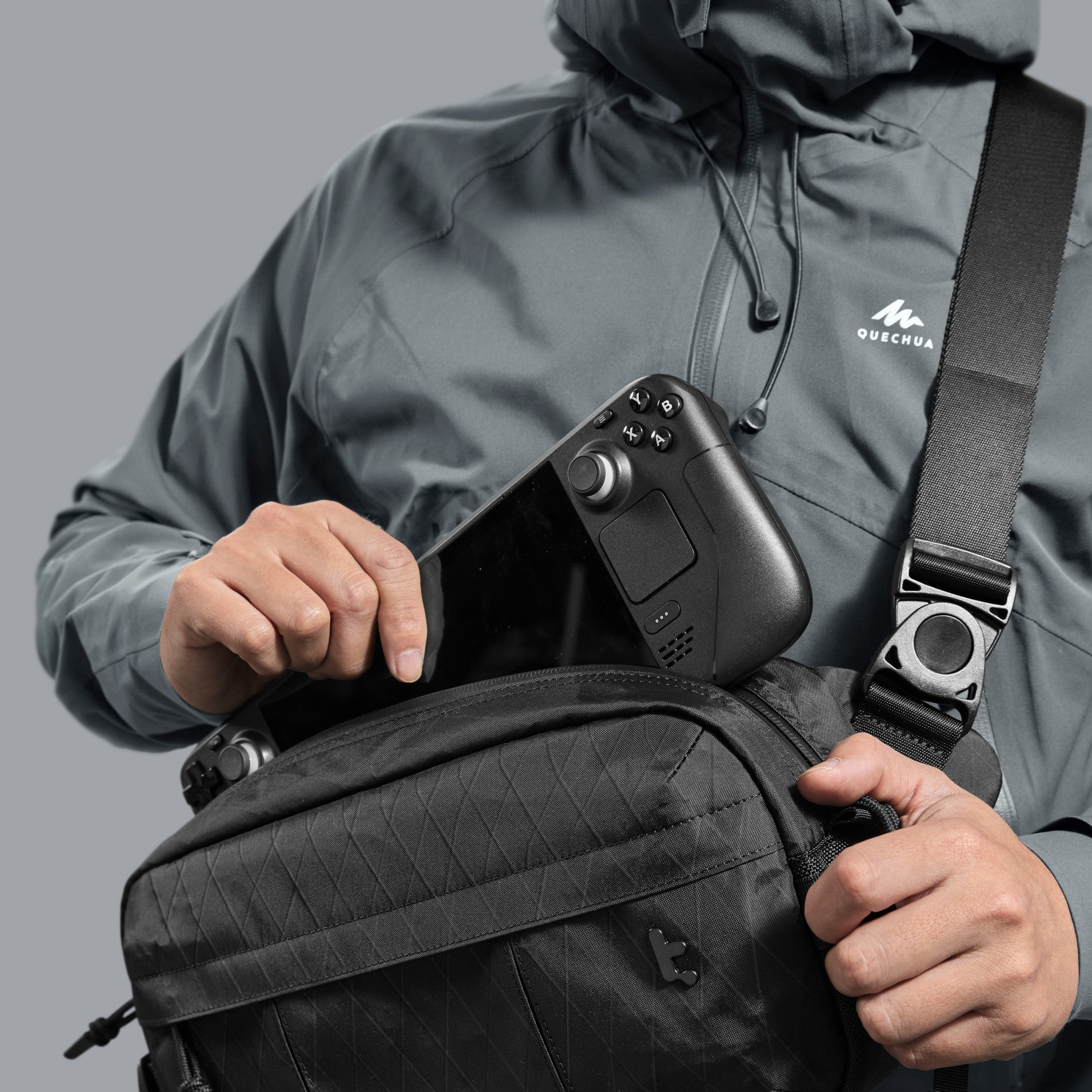 tomtoc-steam-deck-travel-duo-sling-5-5l-armor-g12-case image 7