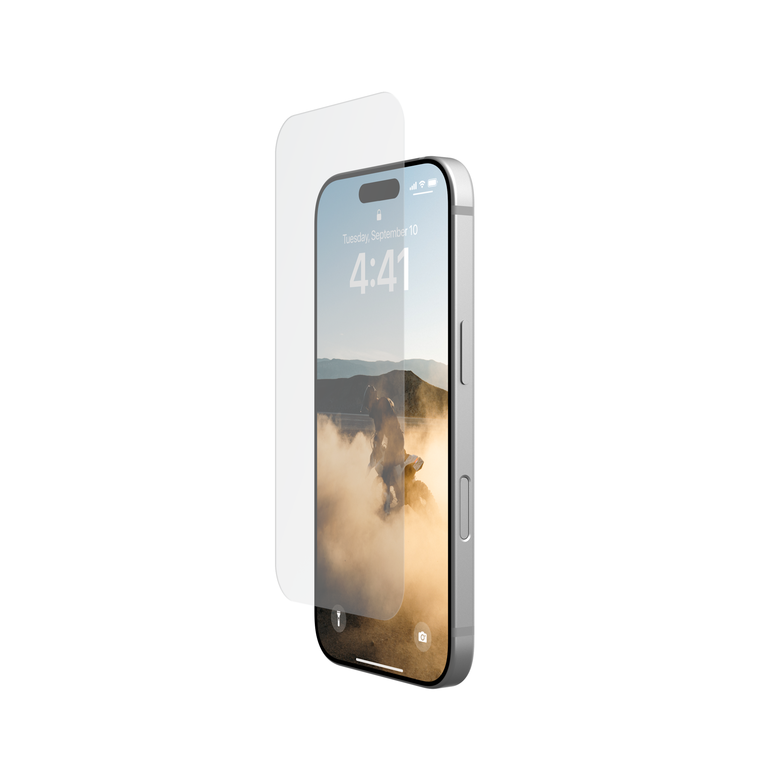 uag-standard-issue-glass-shield-ultra-panzerglas-iphone-16-pro-klar image 1