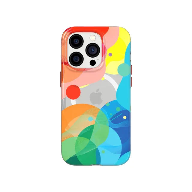 tech21-evoart-iphone-14-pro-h-lle-bubble-bounce-magsafe image 1
