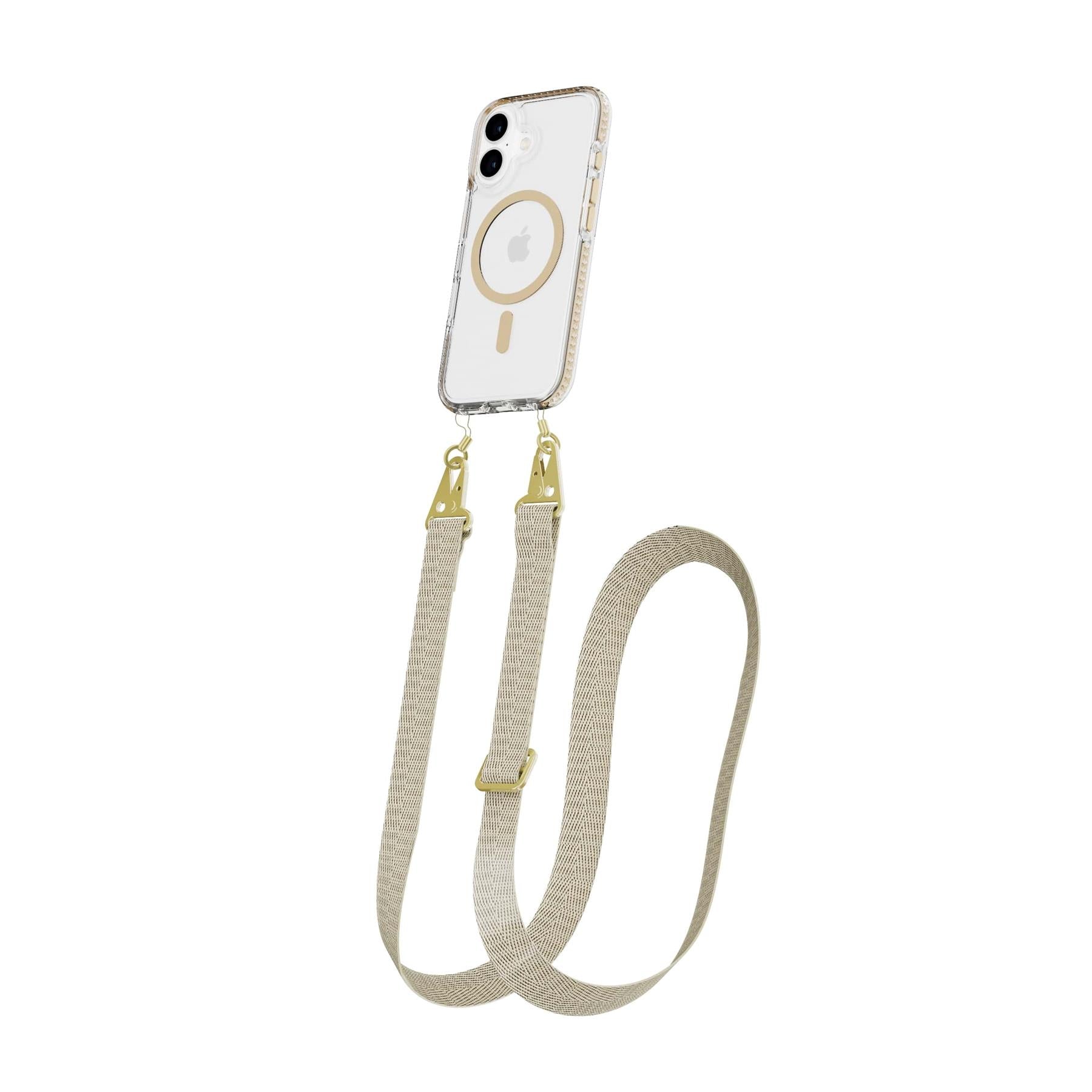 tech21-evocrystal-iphone-16-h-lle-gold-mit-band image 5