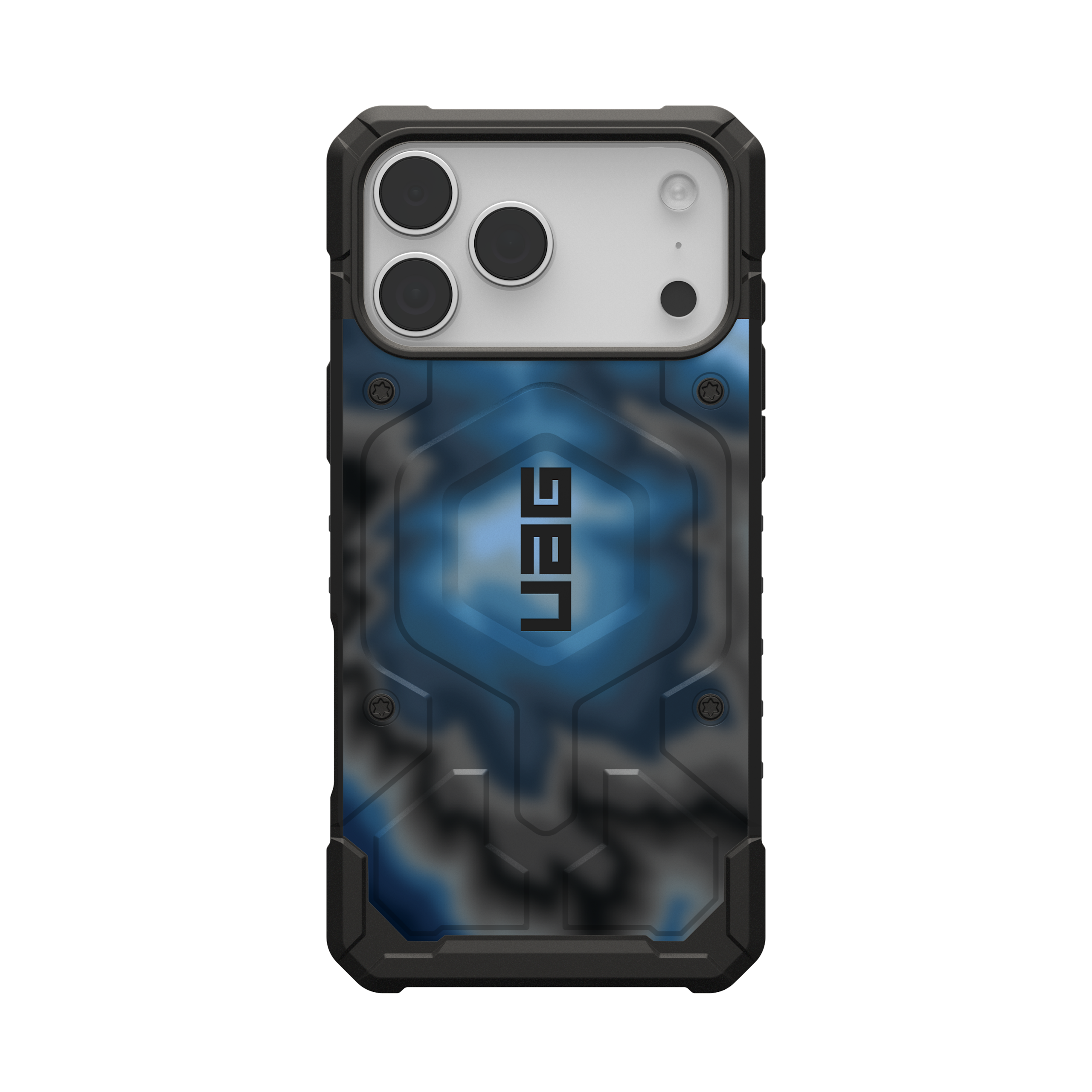 uag-pathfinder-iphone-17-pro-max-h-lle-magsafe-tie-dye-blue image 1