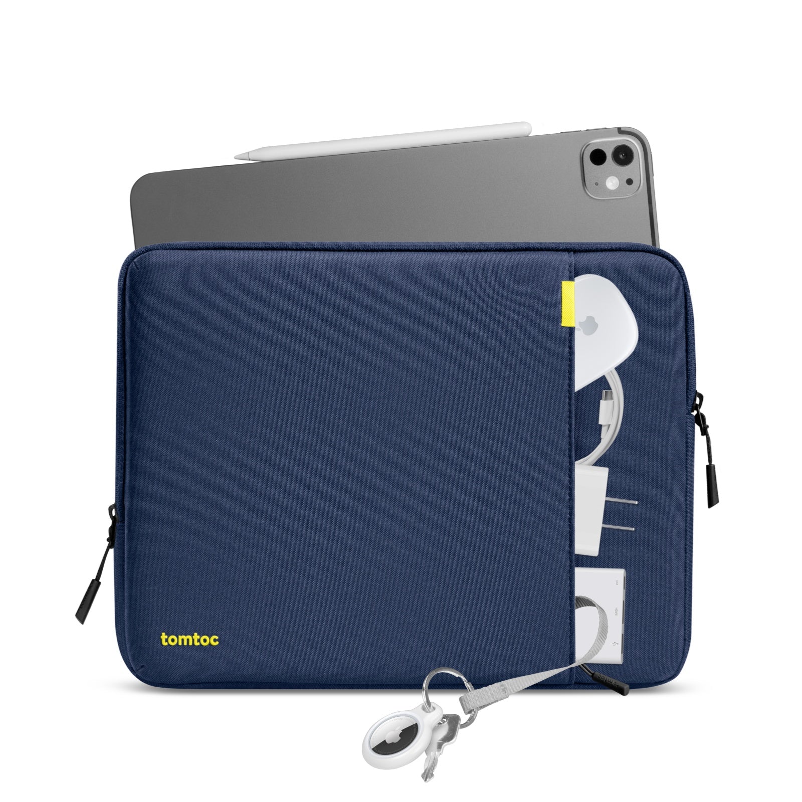 tomtoc-defender-b13-tablet-sleeve-13-zoll-schwarz-ipad-pro image 2