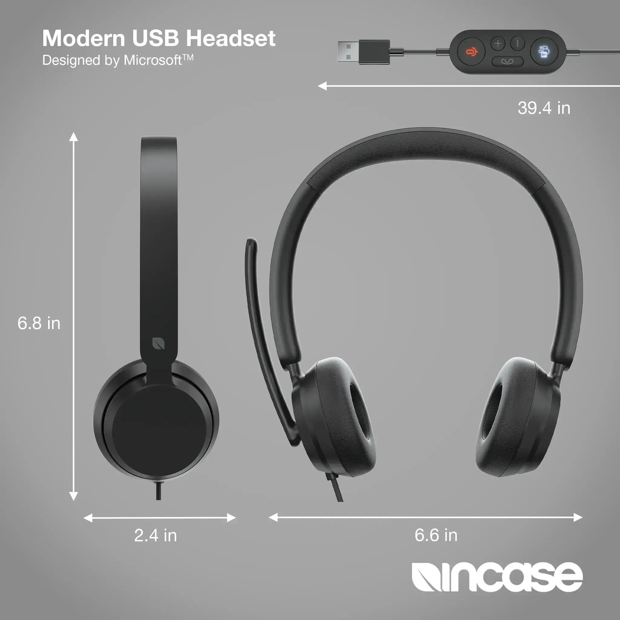 incase-designed-by-microsoft-modern-usb-headset-schwarz image 4