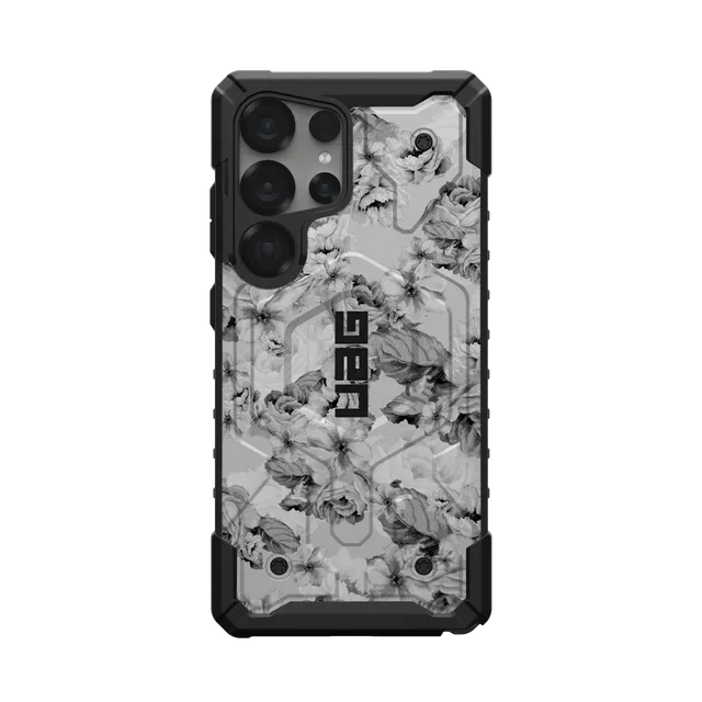 uag-pathfinder-galaxy-s26-ultra-h-lle-floral-grey-fallschutz image 1