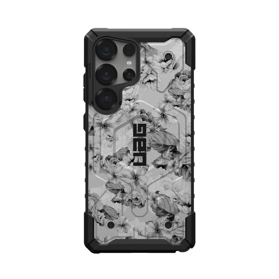 uag-pathfinder-galaxy-s26-ultra-h-lle-floral-grey-fallschutz image 1
