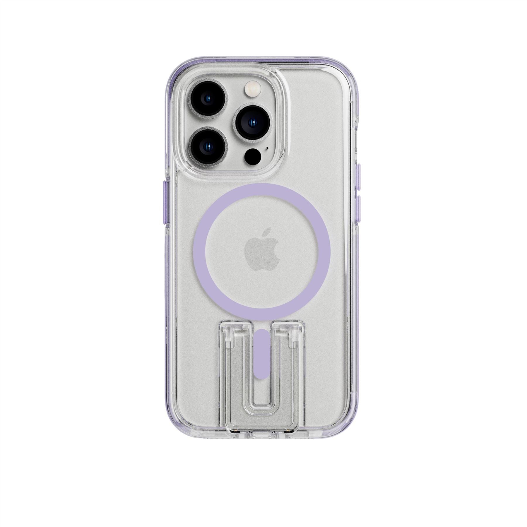 tech21-evocrystal-kick-iphone-14-pro-h-lle-lilac-magsafe image 1