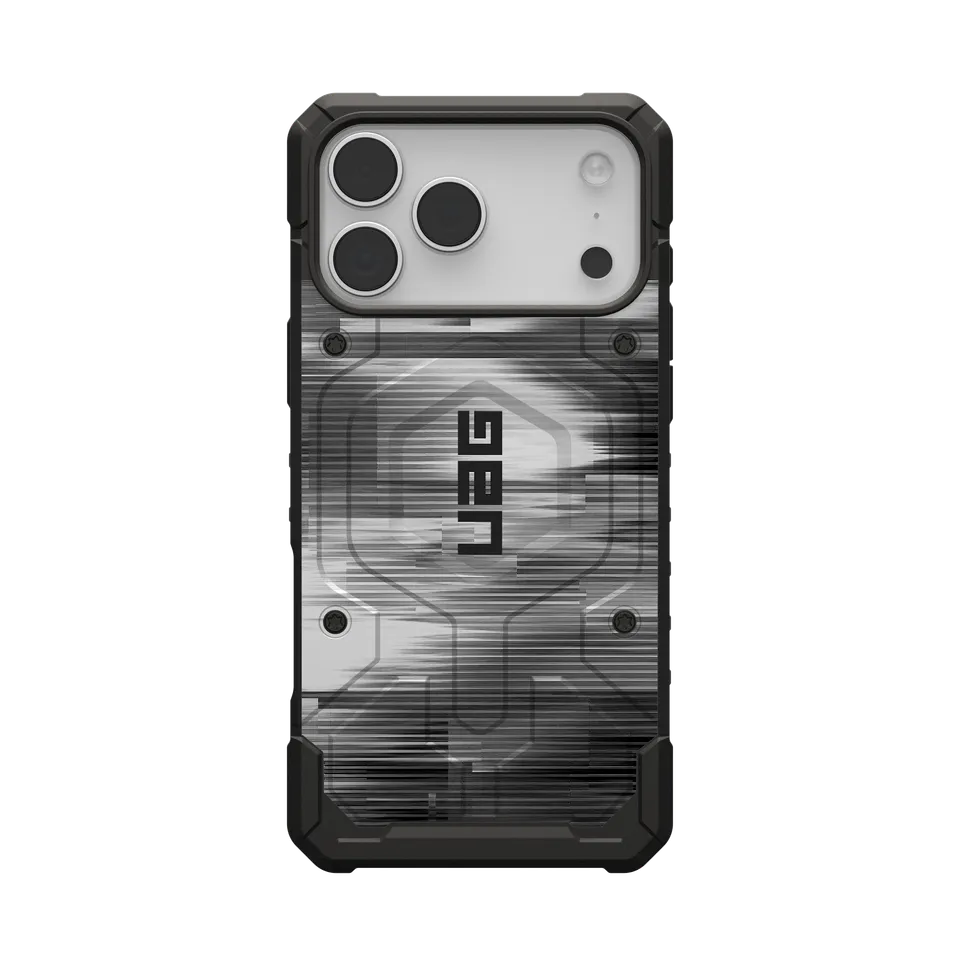 uag-pathfinder-iphone-17-pro-max-magsafe-h-lle-glitch-grey image 1