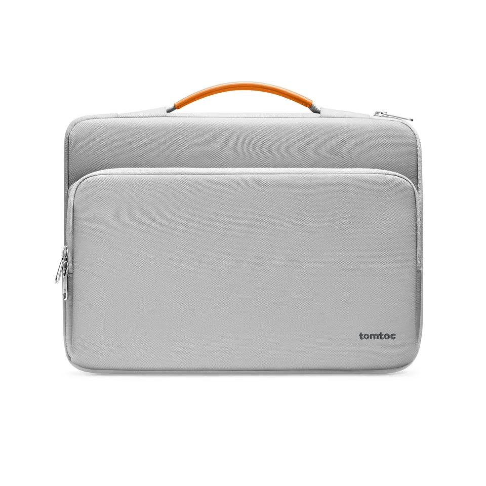 tomtoc-defender-a14-laptop-briefcase-16-zoll-grau-recycelt image 1