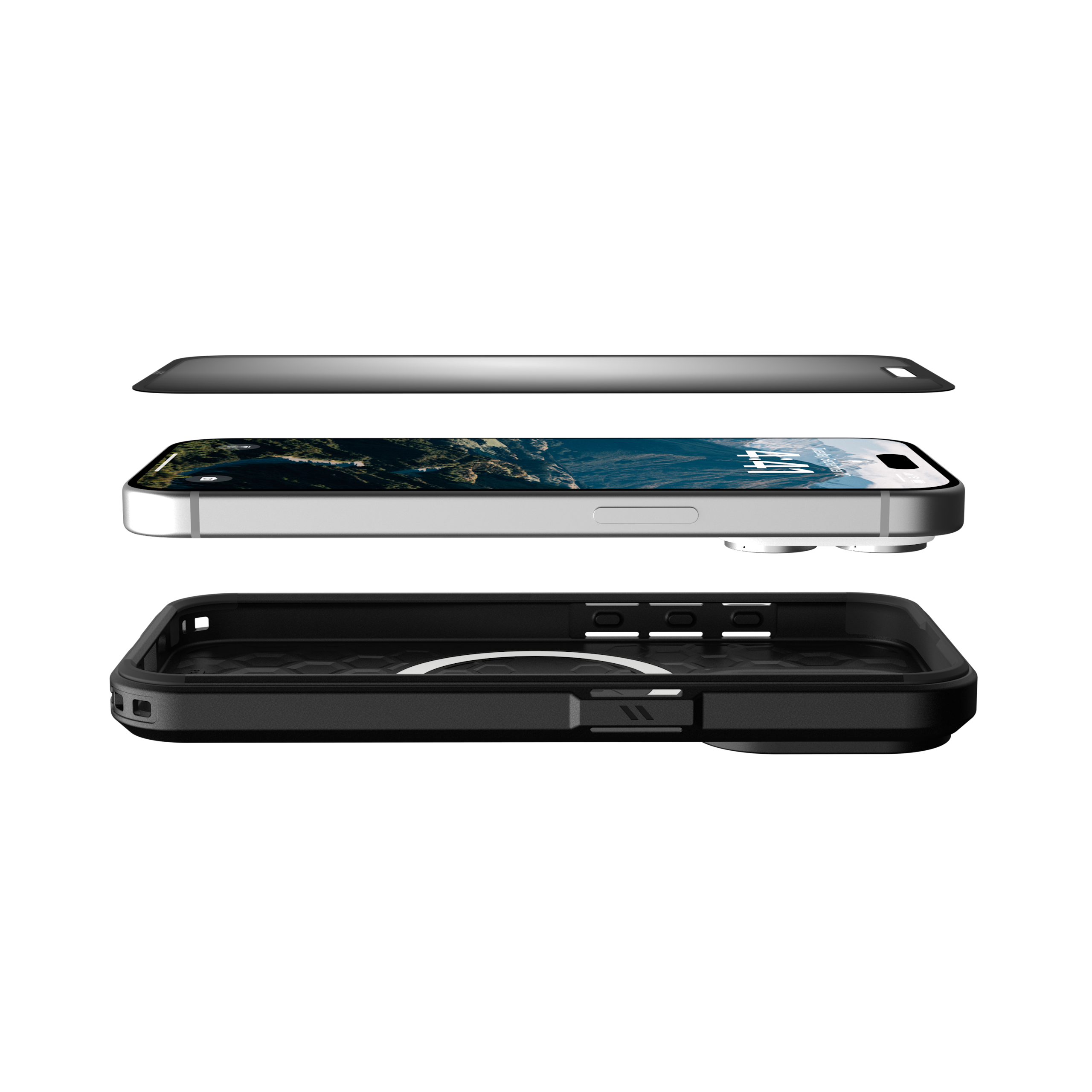 uag-standard-issue-iphone-15-pro-blickschutzfolie-abnehmbar image 7