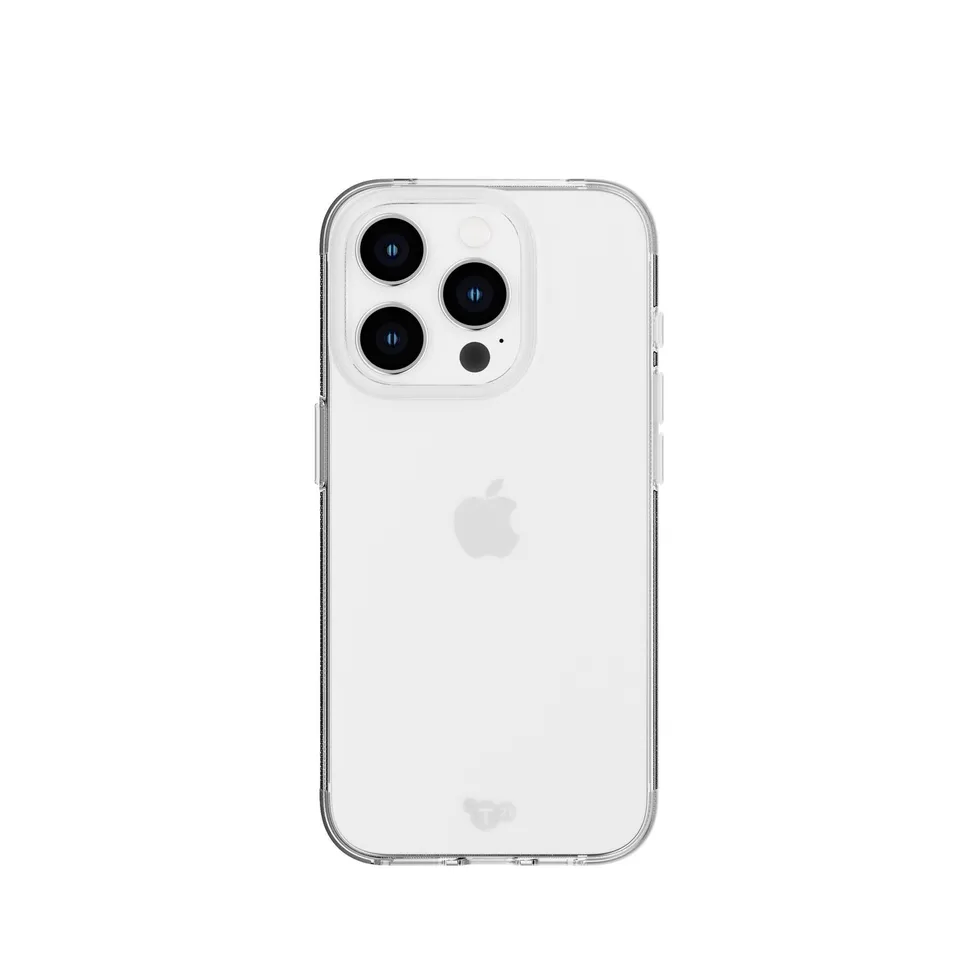 tech21-evo-lite-iphone-15-pro-handyh-lle-clear-transparent image 1
