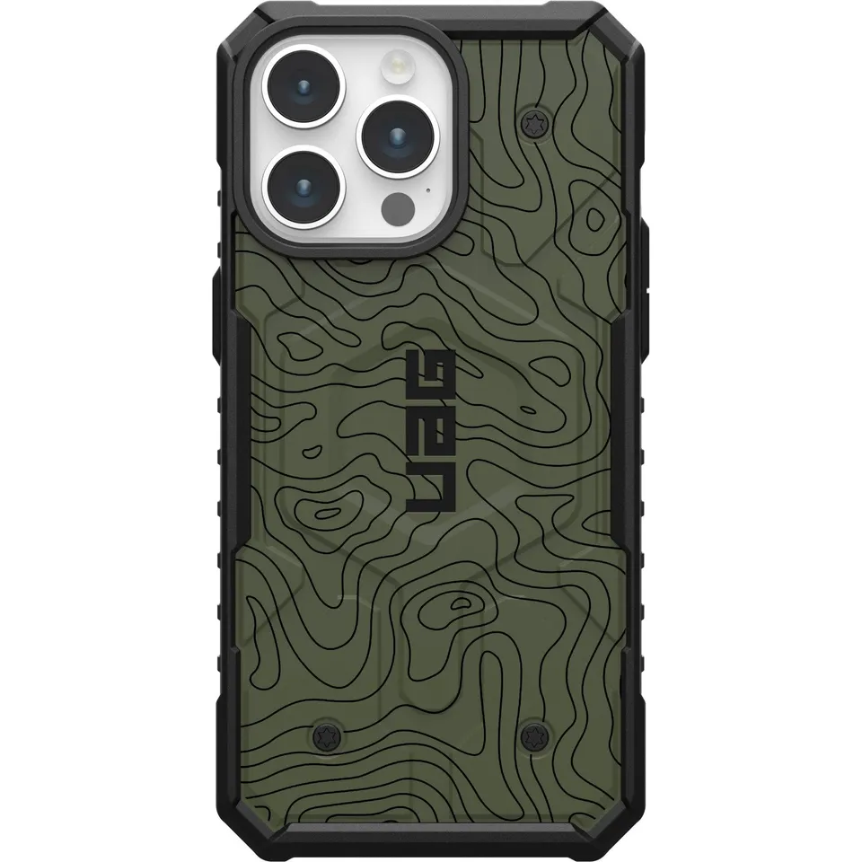 uag-pathfinder-iphone-16-pro-max-handyh-lle-od-green-magsafe image 1