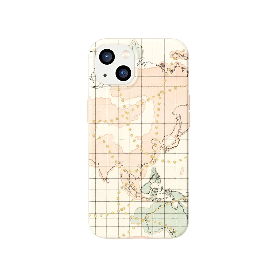 tech21-evoart-iphone-13-h-lle-wanderer-s-map-bunt-12ft image 1