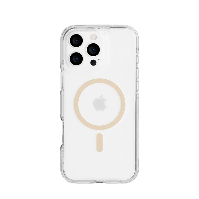 tech21-flexquartz-iphone-16-pro-max-h-lle-gold-klar-magsafe image 1