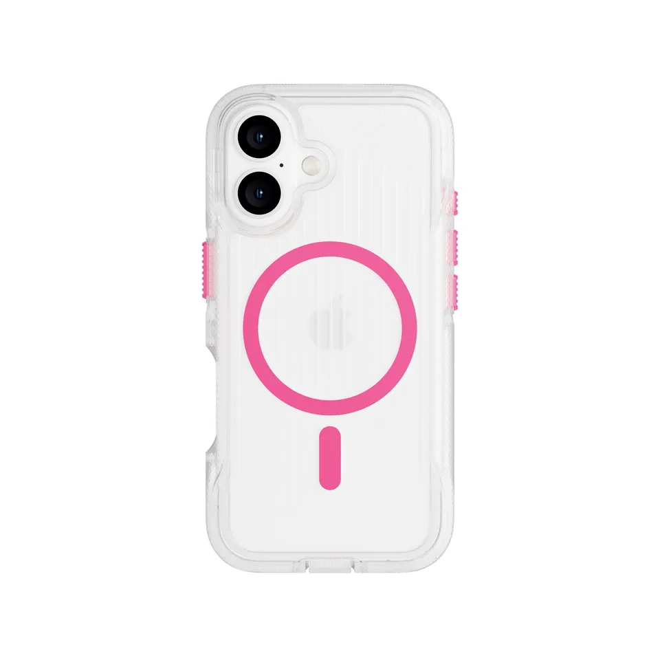 tech21-flexpro-iphone-16-handyh-lle-neon-pink-orange-magsafe image 1