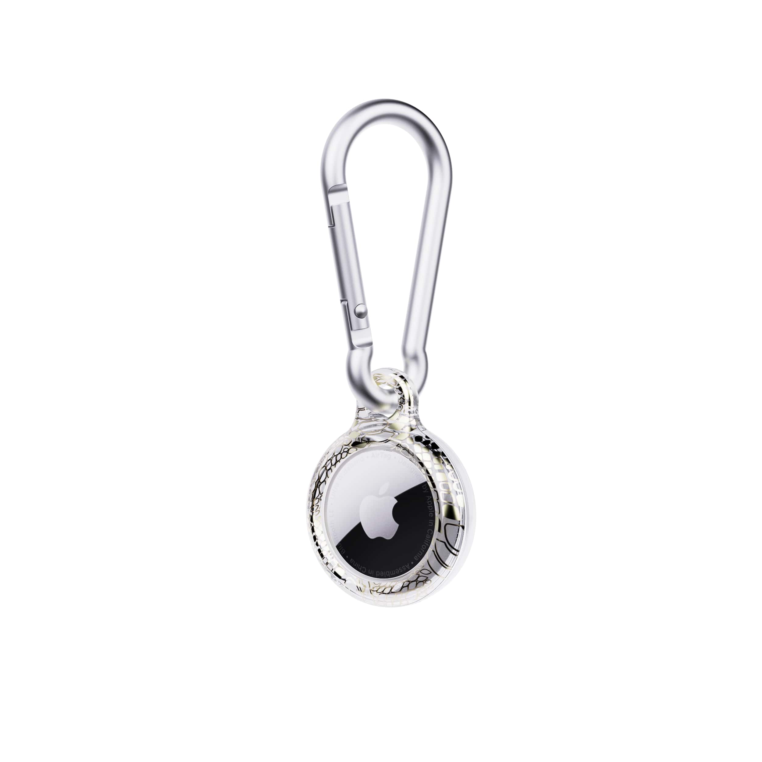 tech21-evoart-airtag-h-lle-lunar-snake-gold-karabiner image 1