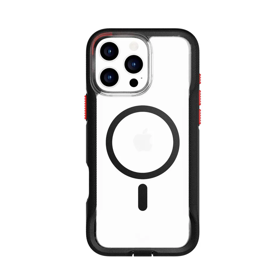 tech21-evopro-iphone-16-pro-max-handyh-lle-clear-black-magsafe image 1