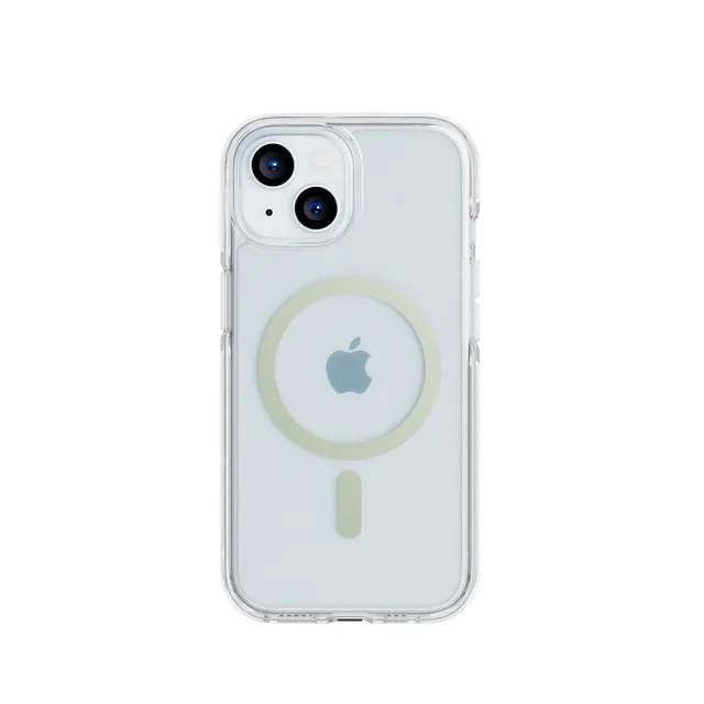 tech21-flexquartz-magsafe-iphone-15-14-13-h-lle-clear-green image 1