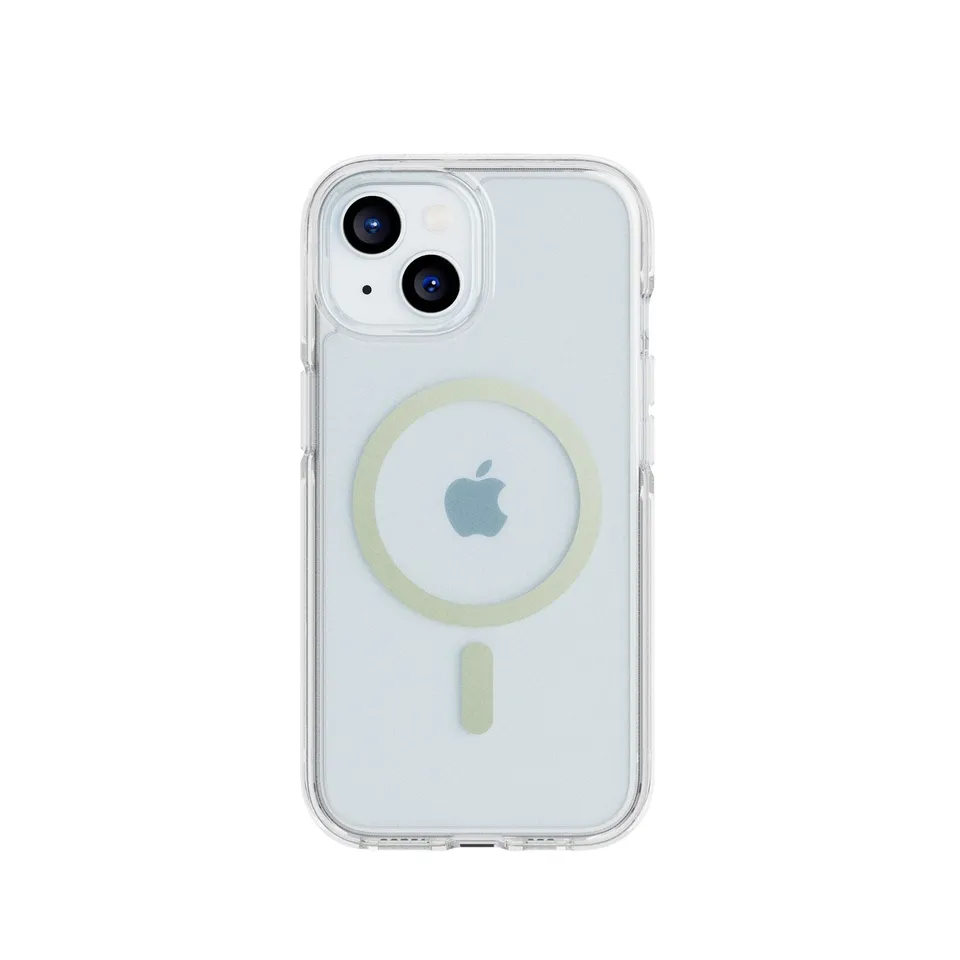 tech21-flexquartz-magsafe-iphone-15-14-13-h-lle-clear-green image 1