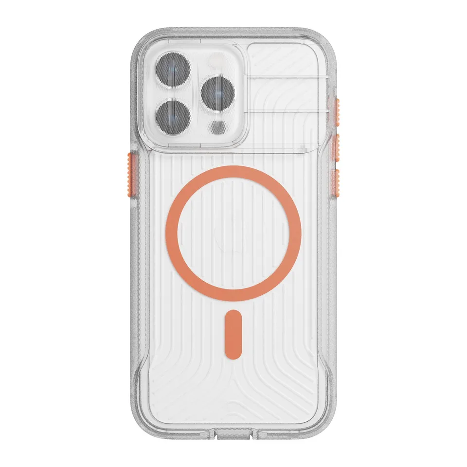 tech21-evomax-iphone-15-pro-max-handyh-lle-clear-orange-magsafe image 1