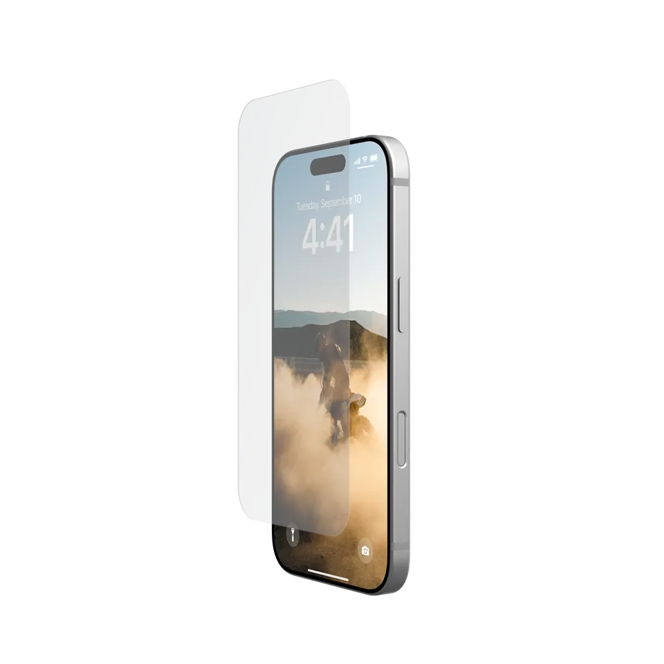 uag-standard-issue-glass-shield-ultra-panzerglas-iphone-16-pro-klar image 1