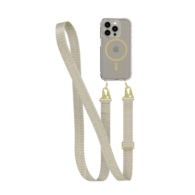 tech21-flexquartz-iphone-15-pro-handyh-lle-gold-band-magsafe image 1