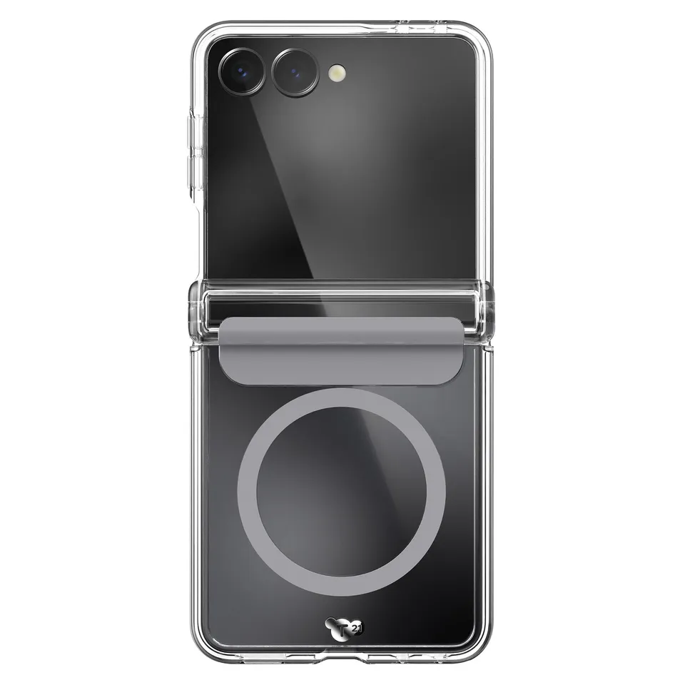 tech21-evoclear-magnet-galaxy-z-flip8-h-lle-clear-transparent image 1