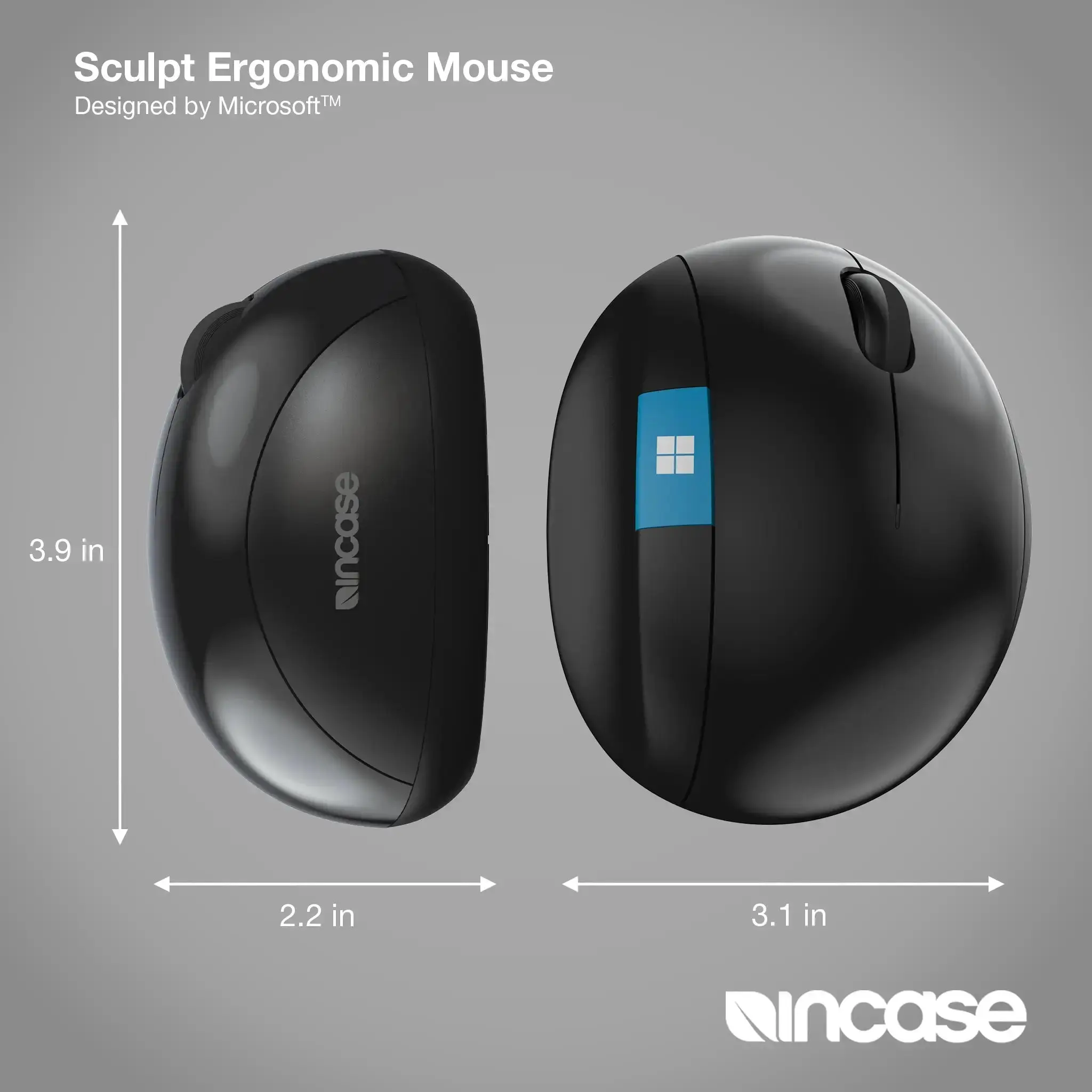 incase-sculpt-ergonomische-maus-schwarz-windows-taste image 4