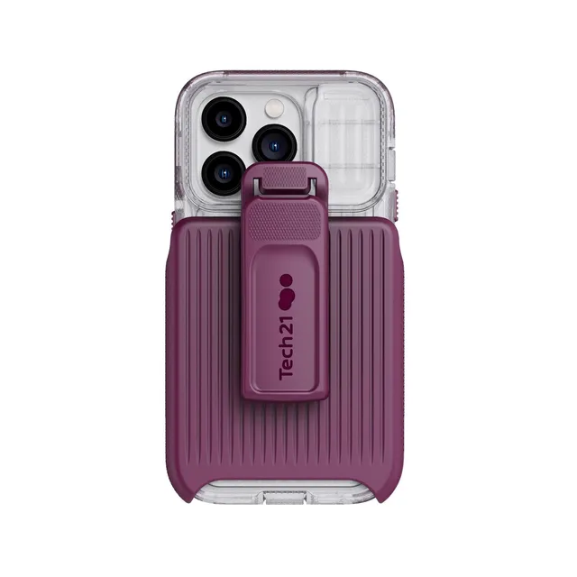 tech21-evomax-iphone-14-pro-h-lle-frosted-purple-magsafe-robust image 1