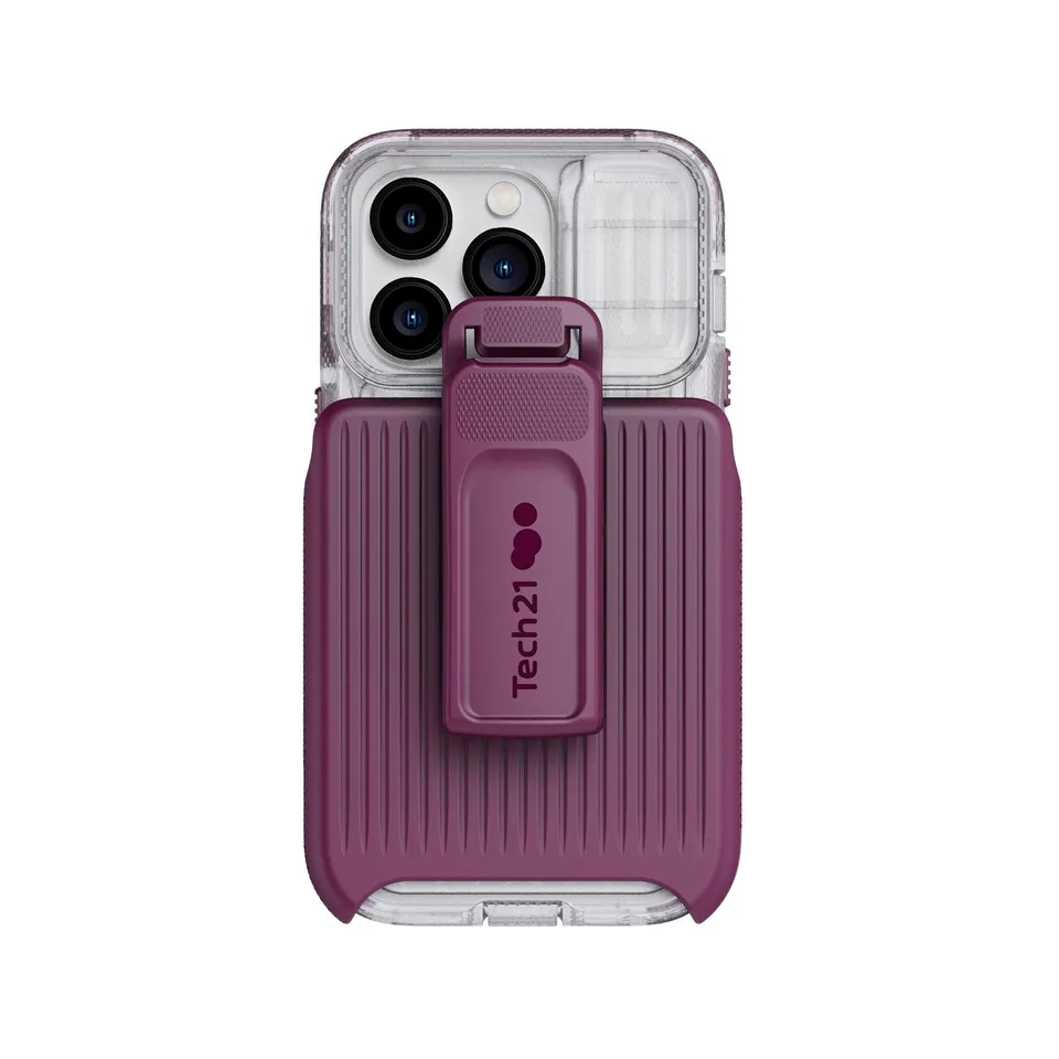 tech21-evomax-iphone-14-pro-h-lle-frosted-purple-magsafe-robust image 1