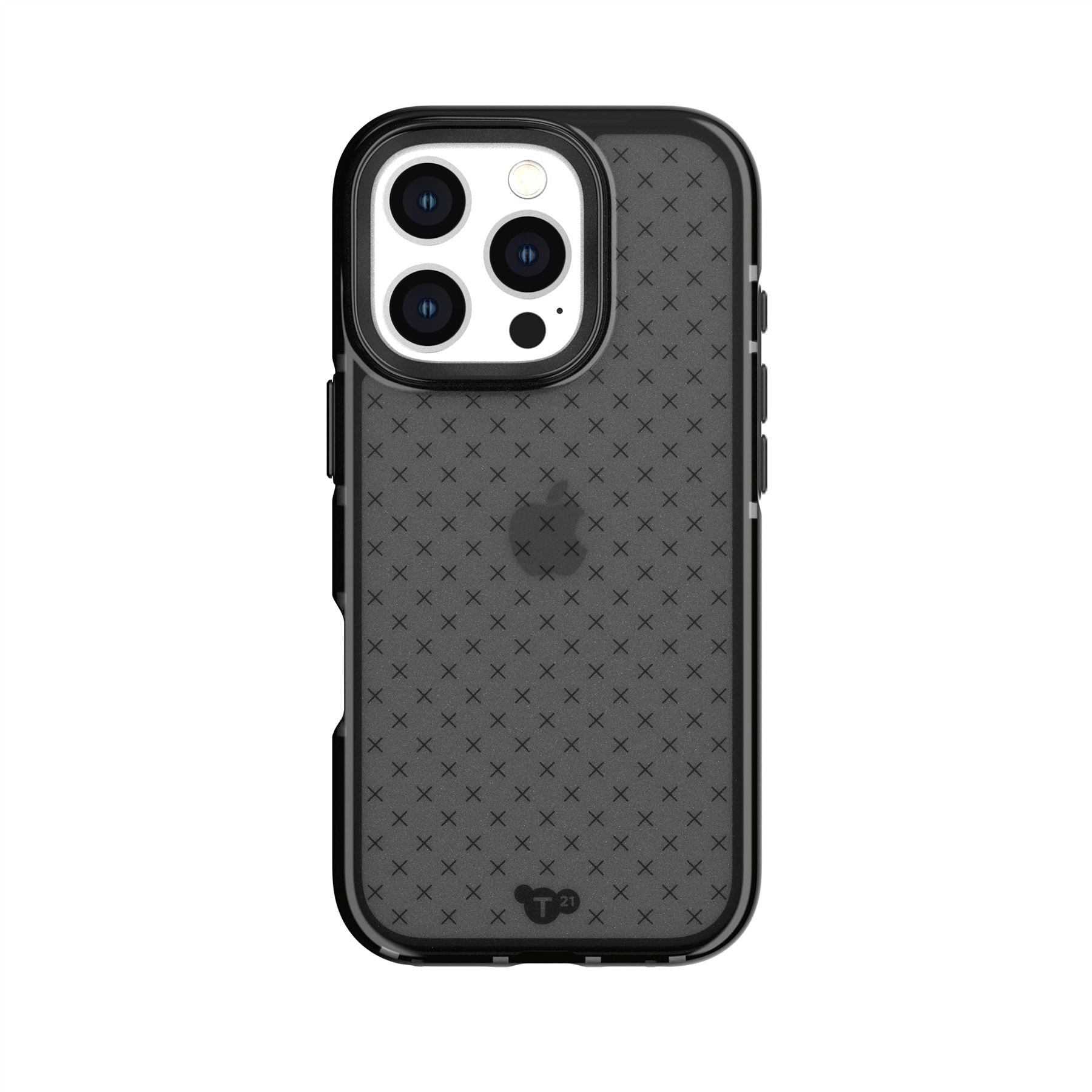 tech21-evocheck-iphone-16-pro-h-lle-smokey-black-16ft-schutz image 1