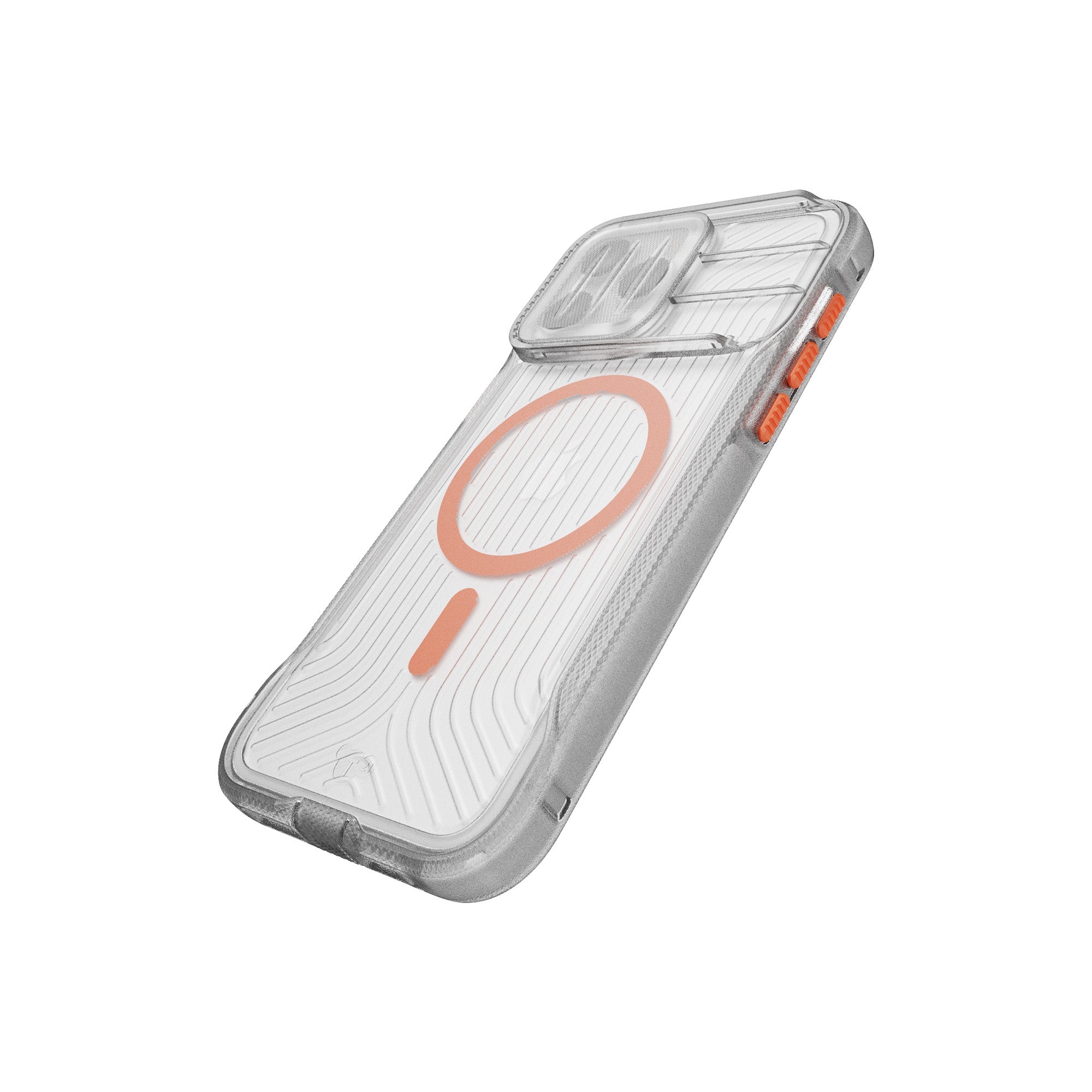 tech21-evomax-iphone-15-pro-max-handyh-lle-clear-orange-magsafe image 3