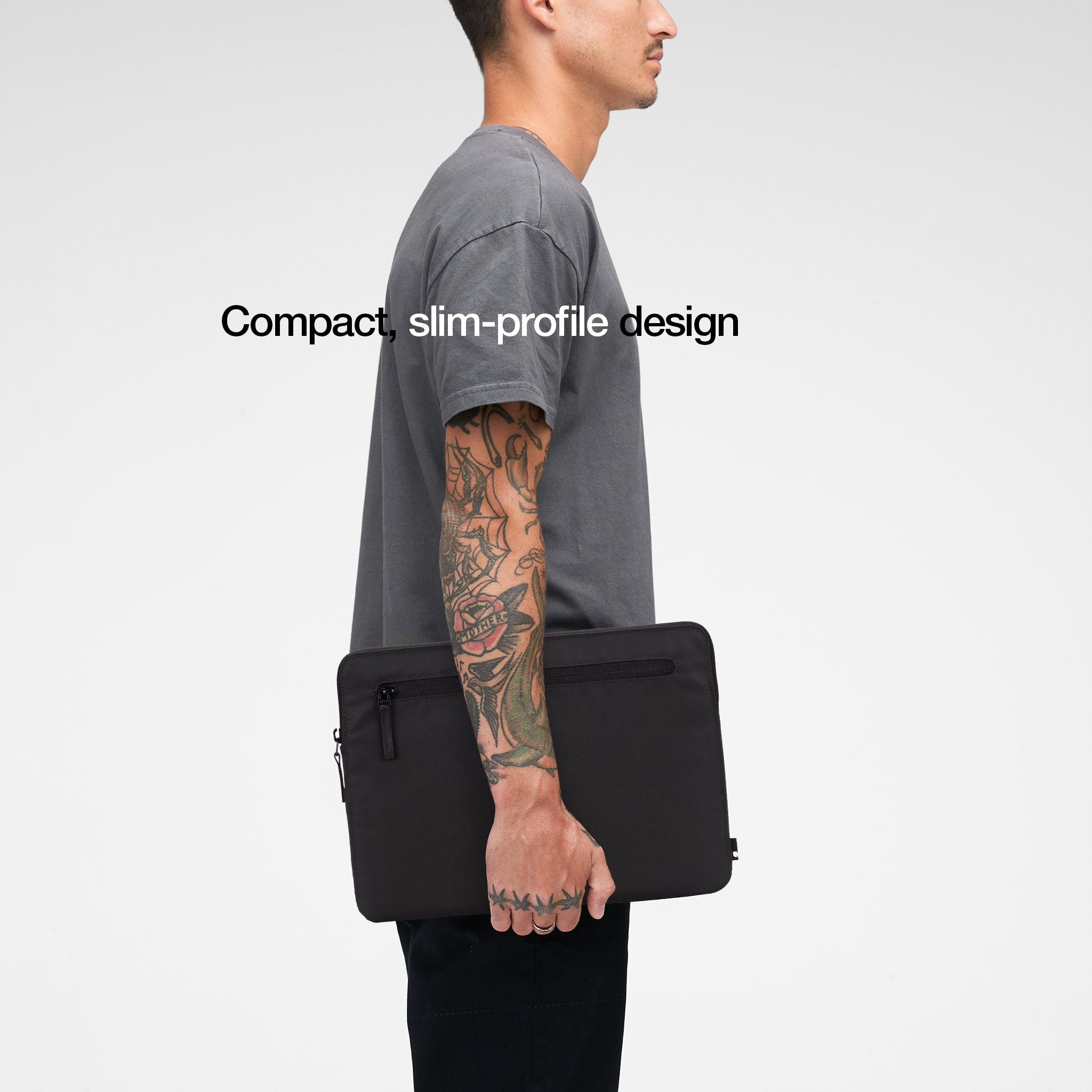 incase-compact-sleeve-laptoptasche-13-zoll-lemon-custard-nylon image 2