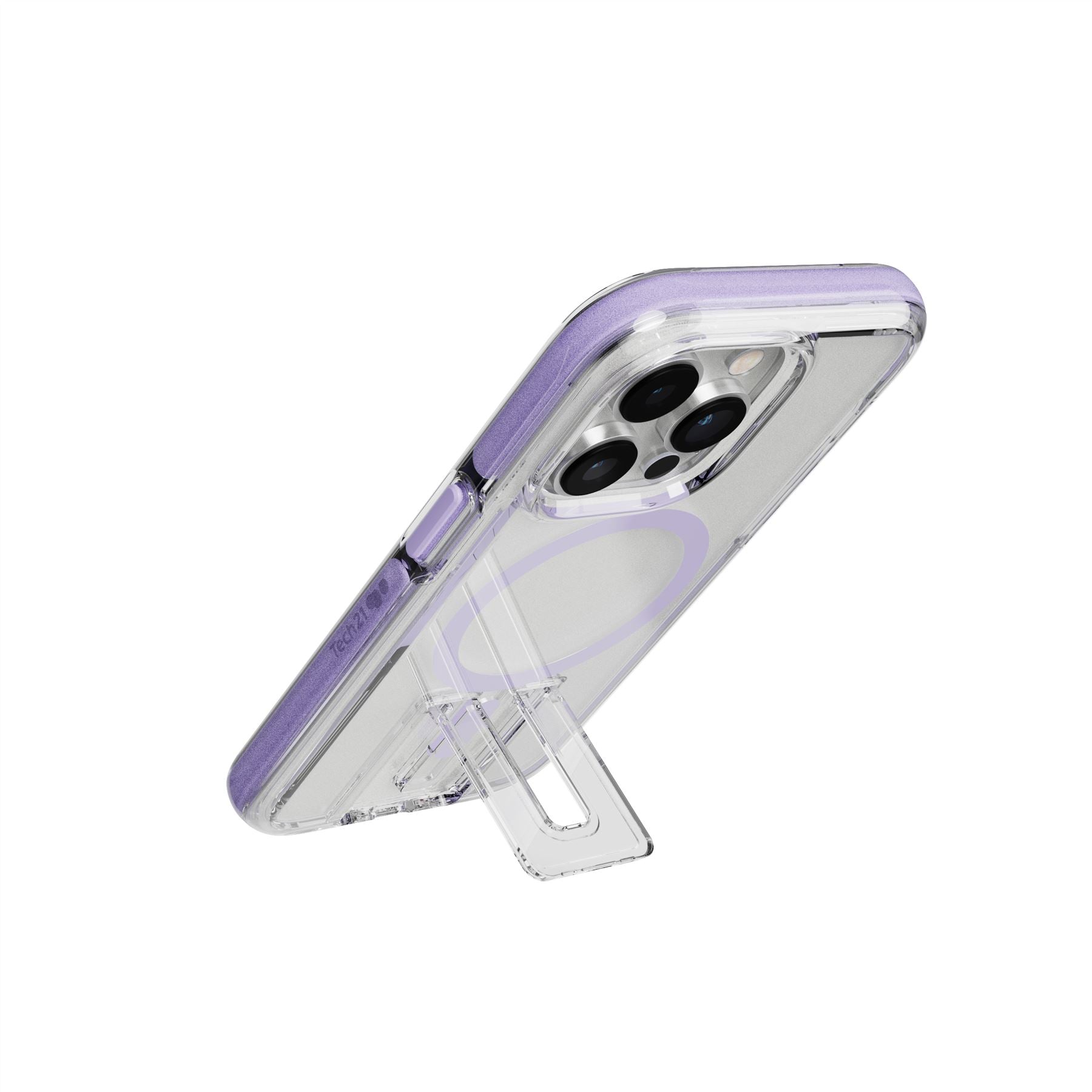 tech21-evocrystal-kick-iphone-14-pro-h-lle-lilac-magsafe image 4