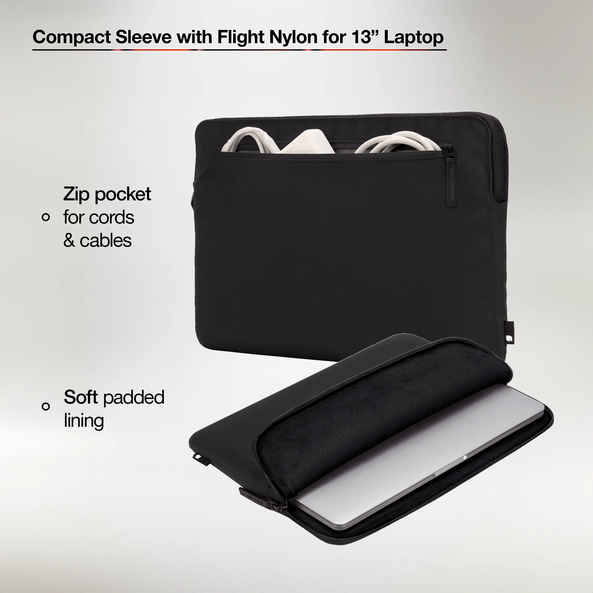 incase-compact-sleeve-laptoptasche-13-zoll-lemon-custard-nylon image 4
