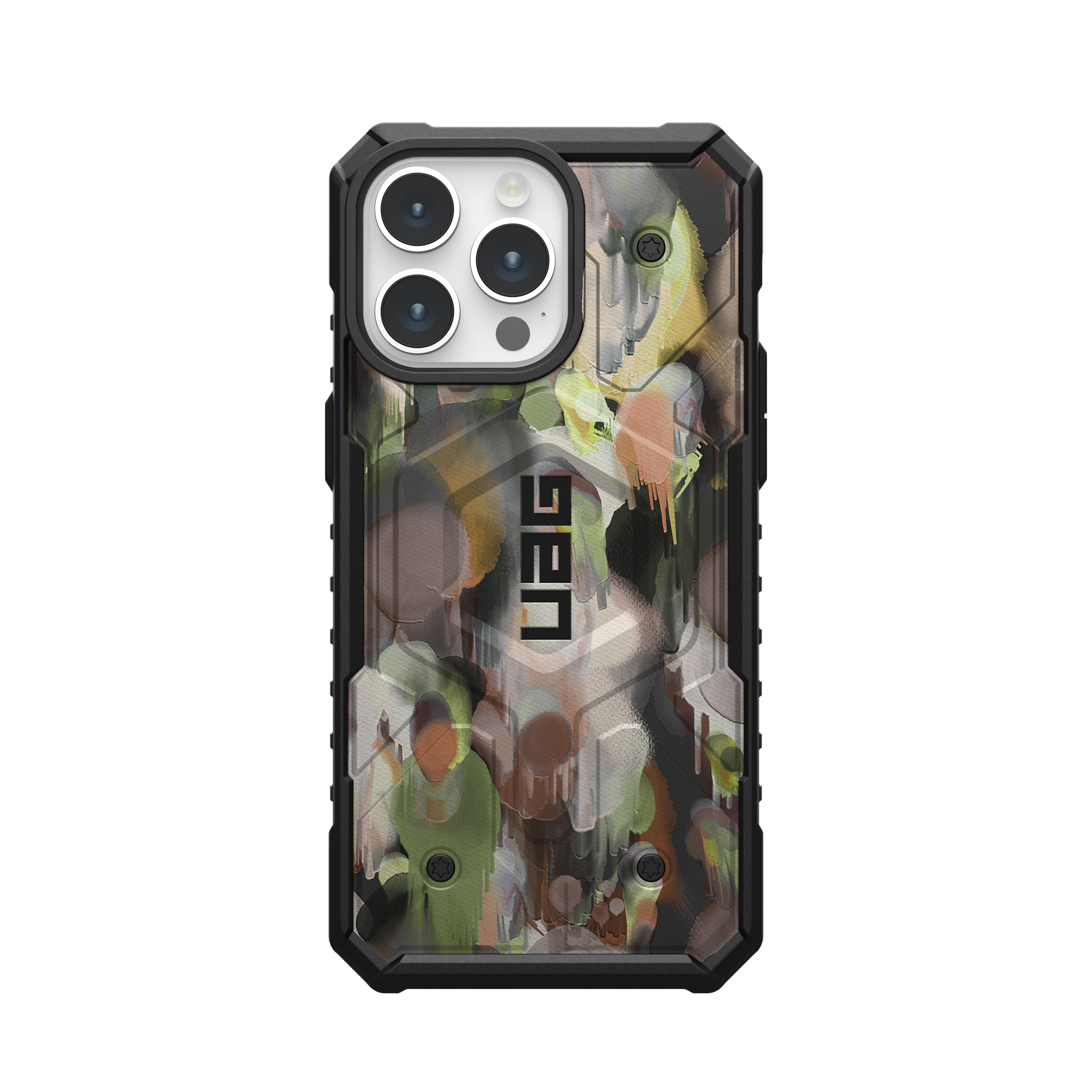 uag-pathfinder-iphone-16-pro-max-h-lle-painted-camo-magsafe image 1