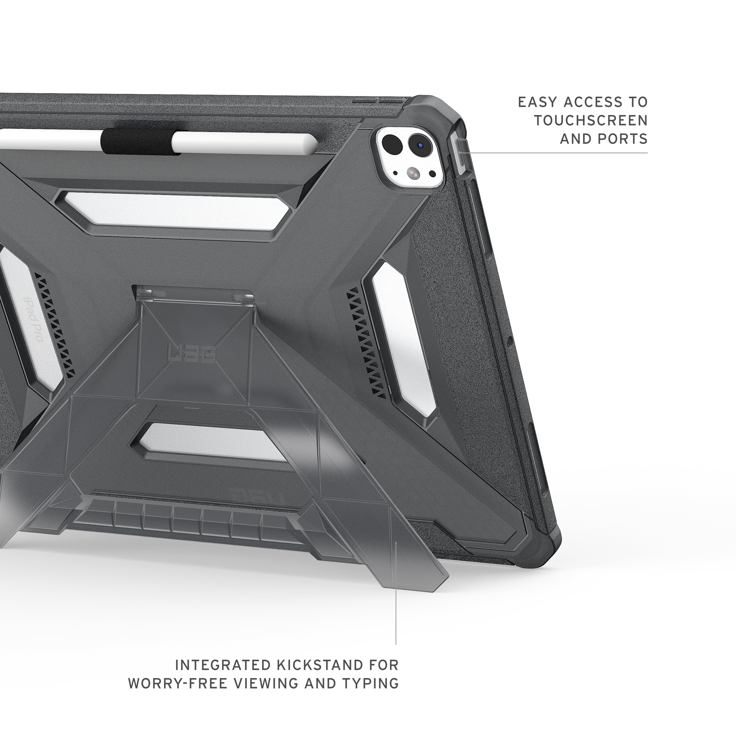uag-scout-plus-ipad-pro-13-h-lle-mit-st-nder-schwarz-sto-fest image 6