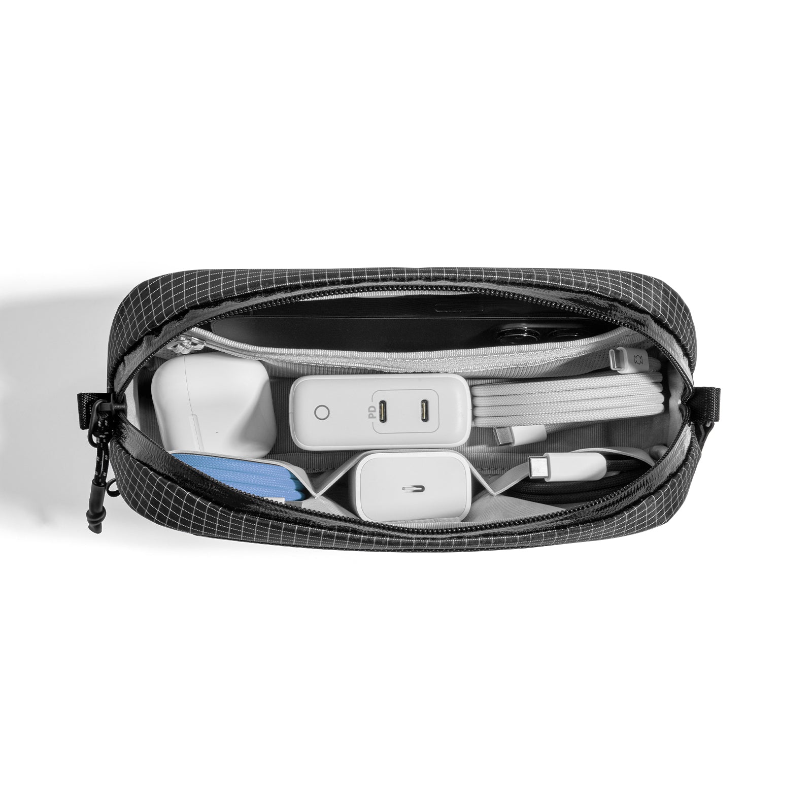 tomtoc-light-t12-accessory-pouch-pro-1l-kabel-organizer-schwarz image 2