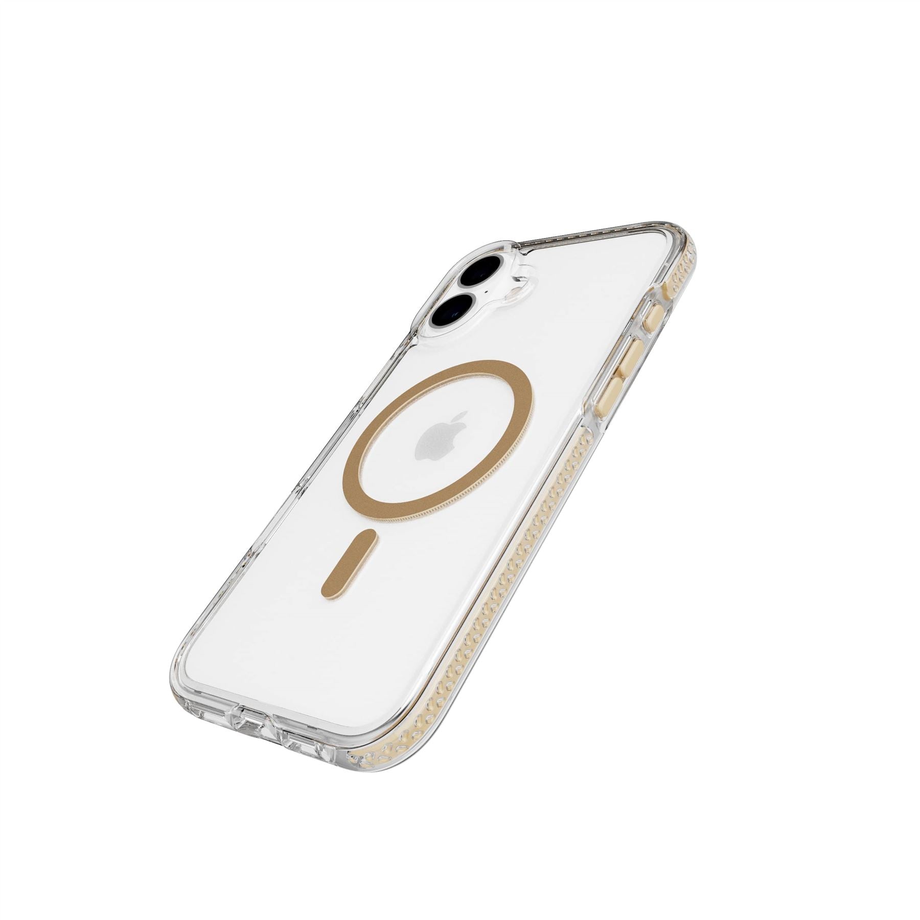tech21-evocrystal-iphone-16-plus-h-lle-magsafe-gold-transparent image 3