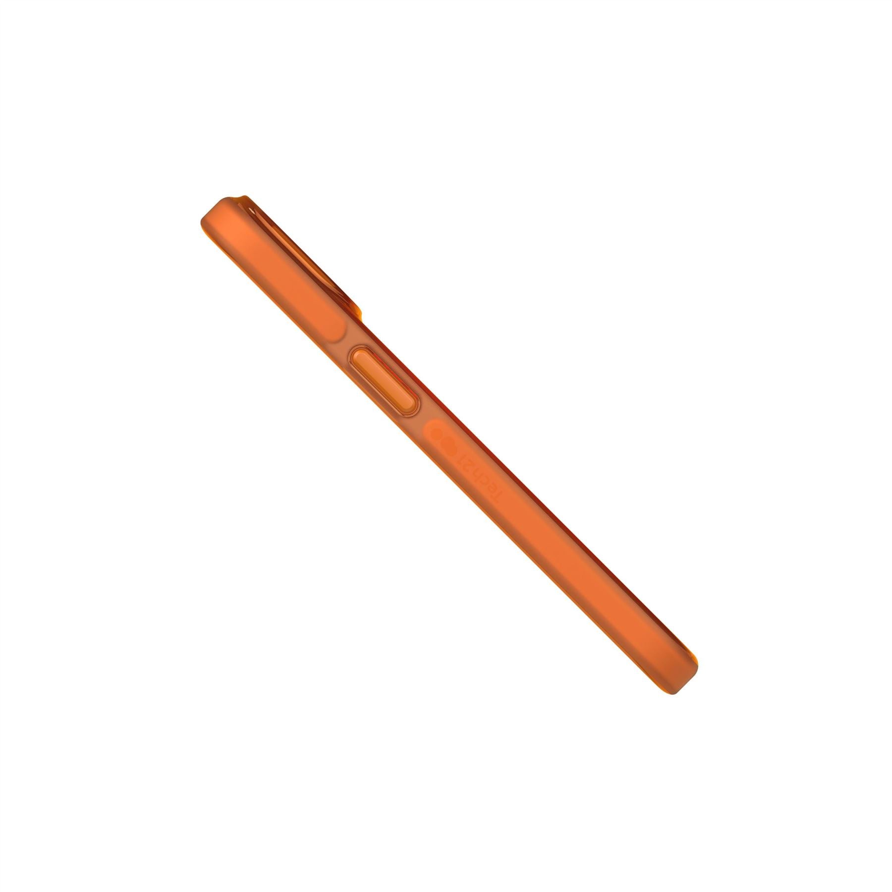 tech21-evocheck-iphone-15-14-13-h-lle-fizzy-orange-transparent image 4