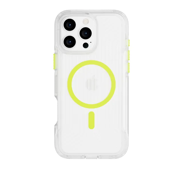 tech21-flexpro-iphone-16-pro-max-h-lle-neon-green-glow-magsafe image 1
